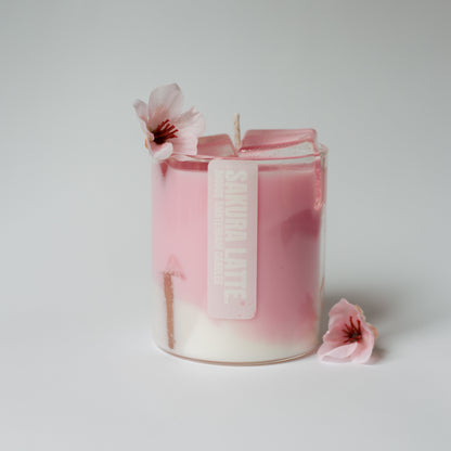 SAKURA LATTE CANDLE